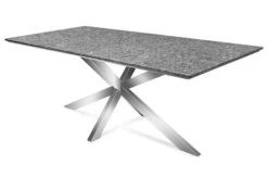 STERN Esstischgarnitur, Silbergrau/grau, Edelstahl/Textilene, Tisch 200 X 100 Cm, 6 Multipositionssessel -Kettler Verkaufs-Shop 22907 08.JPG