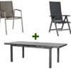 STERN New Top Esstischgarnitur, Graphit, Alu / Glas / Textil, Tisch 180/240x100cm, 4 Stapel-, 2 Klappsessel 1 STERN New Top Esstischgarnitur, Graphit, Alu / Glas / Textil, Tisch 180/240x100cm, 4 Stapel-, 2 Klappsessel -Kettler Verkaufs-Shop 23003 1.jpg