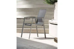 STERN New Top Esstischgarnitur, Graphit, Alu / Glas / Textil, Tisch 180/240x100cm, 4 Stapel-, 2 Klappsessel -Kettler Verkaufs-Shop 23003 3.jpg