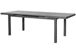 STERN New Top Esstischgarnitur, Graphit, Alu / Glas / Textil, Tisch 180/240x100cm, 4 Stapel-, 2 Klappsessel -Kettler Verkaufs-Shop 23003 6.jpg