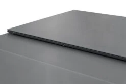 STERN New Top Esstischgarnitur, Graphit, Alu / Glas / Textil, Tisch 180/240x100cm, 4 Stapel-, 2 Klappsessel -Kettler Verkaufs-Shop 23003 7.jpg