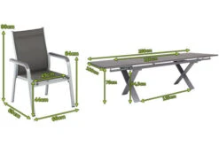 KETTLER BasicPlus Esstischgarnitur, Silber / Anthrazit, Alu / HPL / Textil, Tisch 180/280x100cm, 8 Stapelsessel 18 KETTLER BasicPlus Esstischgarnitur, Silber / Anthrazit, Alu / HPL / Textil, Tisch 180/280x100cm, 8 Stapelsessel -Kettler Verkaufs-Shop 23044 5.jpg