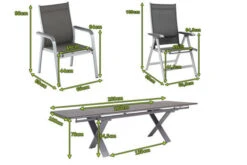 KETTLER BasicPlus Esstischgarnitur, Silber / Anthrazit, Alu / HPL / Textil, Tisch 180/280x100cm, 8 Stapelsessel, 2 Multipo 22 KETTLER BasicPlus Esstischgarnitur, Silber / Anthrazit, Alu / HPL / Textil, Tisch 180/280x100cm, 8 Stapelsessel, 2 Multipo -Kettler Verkaufs-Shop 23048 5.jpg