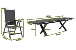 KETTLER BasicPlus Esstischgarnitur, Anthrazit, Alu / Spraystone / Textil, Tisch 180/280x100cm, 8 Multipositionssessel -Kettler Verkaufs-Shop 23074 5.jpg