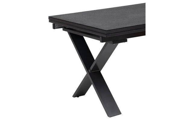 KETTLER Altura Esstischgarnitur, Anthrazit, Alu / Spraystone / Textil, Tisch 180/280x100cm, 6 Multipositionssessel 12 KETTLER Altura Esstischgarnitur, Anthrazit, Alu / Spraystone / Textil, Tisch 180/280x100cm, 6 Multipositionssessel – Bild 10