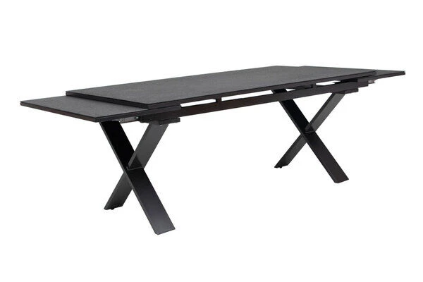 KETTLER Altura Esstischgarnitur, Anthrazit, Alu / Spraystone / Textil, Tisch 180/280x100cm, 6 Multipositionssessel 8 KETTLER Altura Esstischgarnitur, Anthrazit, Alu / Spraystone / Textil, Tisch 180/280x100cm, 6 Multipositionssessel – Bild 6