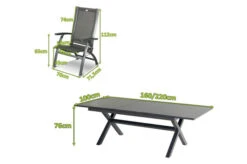 HARTMAN Xanadu / Primo Sitzgruppe, Xerix, Alu/Textilene/Glaskeramik, 6 Multipo, 160/220x100cm -Kettler Verkaufs-Shop 23167 mass.jpg