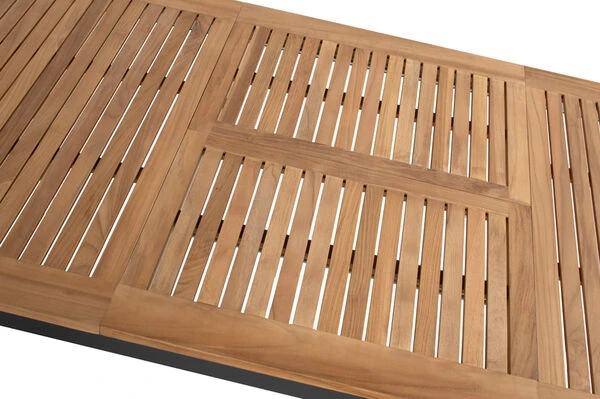 HARTMAN Silencio / Alice Sitzgruppe, Xerix/natur, Alu/Teak, 4x4 Textilen, 2 Dining Sessel, 6 Multipo, 160/220x90cm, FSC-Teak Armlehnen 9 HARTMAN Silencio / Alice Sitzgruppe, Xerix/natur, Alu/Teak, 4x4 Textilen, 2 Dining Sessel, 6 Multipo, 160/220x90cm, FSC-Teak Armlehnen – Bild 7