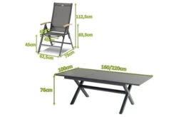 HARTMAN Xanadu / Aruba Sitzgruppe, Xerix/natur, Alu/Teak/Glaskeramik, 4 Multipo, 160/220x100cm, FSC-Teak Armlehnen -Kettler Verkaufs-Shop 23267 4.jpg