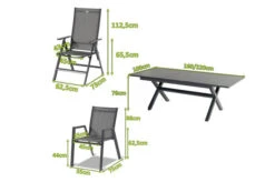 HARTMAN Xanadu / Aruba Sitzgruppe, Xerix, Alu/Textilene/Glaskeramik, 2 Stapelsessel, 6 Multipo, 160/220x100cm -Kettler Verkaufs-Shop 23283 mass.jpg