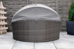 OUTFLEXX Sonneninsel, Grau, Polyrattan/Olefin, 187x146x75/131, Verstellbares Dach -Kettler Verkaufs-Shop 23404 4.jpg