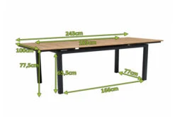 OUTFLEXX Premium Abdeckhaube Für Tische, Schwarz, Polyester, 185 X 102x 73 Cm, Wasserbeständig, Integriertes Zugband -Kettler Verkaufs-Shop 23411 5.jpg