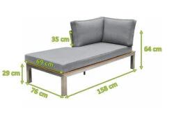 OUTFLEXX Premium Abdeckhaube Für Chaise Lounge, Schwarz, Z.B. 21652, 170 X 75 X 60 Cm, Wasserbeständig, Integriertes Zugband -Kettler Verkaufs-Shop 23416 5.jpg