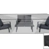 OUTFLEXX Premium Abdeckhaube Für Loungesets, Schwarz, Z.B. 21791, 265 X 140 X 82 Cm, Wasserbeständig, Integriertes Zugband -Kettler Verkaufs-Shop 23421.jpg