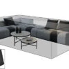 OUTFLEXX Premium Abdeckhaube Für Ecklounge, Schwarz, Polyester, 250 X 285 X 60 Cm, Wasserbeständig, Integriertes Zugband -Kettler Verkaufs-Shop 23424 01.jpg