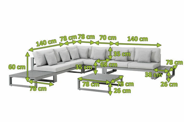 OUTFLEXX Premium Abdeckhaube Für Ecklounge, Schwarz, Z.B. 21820, 300 X 300 X 50 Cm, Wasserbeständig, Integriertes Zugband 7 OUTFLEXX Premium Abdeckhaube Für Ecklounge, Schwarz, Z.B. 21820, 300 X 300 X 50 Cm, Wasserbeständig, Integriertes Zugband – Bild 5