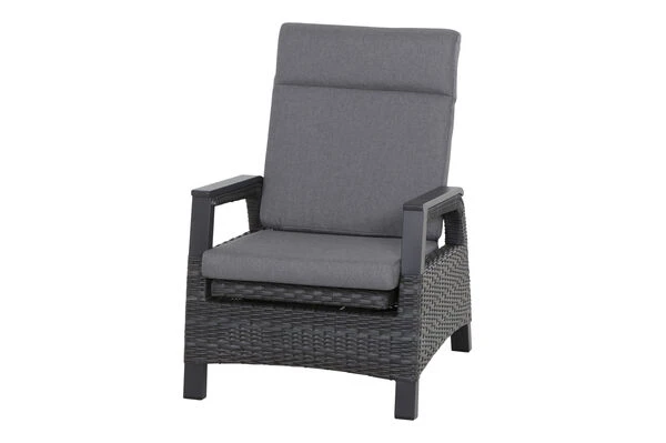 SIENA GARDEN Solea Dining Sessel, Night-blue, Alu/Gardino®-Geflecht, 82 X 72 X 100cm, Inkl. Fußhocker, Stufenlos Verstellbar 4 SIENA GARDEN Solea Dining Sessel, Night-blue, Alu/Gardino®-Geflecht, 82 X 72 X 100cm, Inkl. Fußhocker, Stufenlos Verstellbar – Bild 2