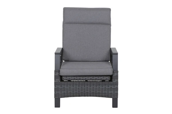 SIENA GARDEN Solea Dining Sessel, Night-blue, Alu/Gardino®-Geflecht, 82 X 72 X 100cm, Inkl. Fußhocker, Stufenlos Verstellbar 5 SIENA GARDEN Solea Dining Sessel, Night-blue, Alu/Gardino®-Geflecht, 82 X 72 X 100cm, Inkl. Fußhocker, Stufenlos Verstellbar – Bild 3