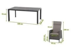 SIENA GARDEN Carlos/Amira Dining Set, Anthrazit/grau, Alu/Gardino®-Geflecht/Keramik, 180 X 100cm, Inkl. 4 Diningsessel, Verstellbar -Kettler Verkaufs-Shop 23779 05neu.jpg