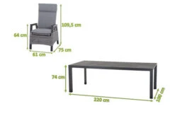 SIENA GARDEN Carlos/Solea Dining Set, Anthrazit/blau, Alu/Gardino®-Geflecht/Keramik, 220 X 100cm, Inkl. 6 Diningsessel, Stufenlos Verstellbar -Kettler Verkaufs-Shop 23784 05.jpg