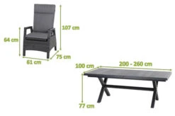 SIENA GARDEN Messina/Solea Dining Set, Anthrazit/blau, Alu/Gardino®-Geflecht/Keramik, 200-260x100 Cm, Inkl. 8 Diningsessel, Stufenlos Verstellbar -Kettler Verkaufs-Shop 23814 5.jpg