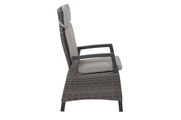 SIENA GARDEN Silva/Corido Dining Set, Anthrazit/grau, Alu/Gardino®-Geflecht/Keramik, 140 X 90cm, Inkl. 4 Diningsessel 14 SIENA GARDEN Silva/Corido Dining Set, Anthrazit/grau, Alu/Gardino®-Geflecht/Keramik, 140 X 90cm, Inkl. 4 Diningsessel – Bild 12