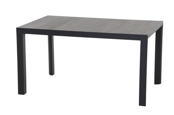 SIENA GARDEN Silva/Velia Dining Set, Anthrazit/grau, Alu/Ranotex®-Gewebe/Keramik, 140 X 90cm, Inkl. 4 Diningsessel 5 SIENA GARDEN Silva/Velia Dining Set, Anthrazit/grau, Alu/Ranotex®-Gewebe/Keramik, 140 X 90cm, Inkl. 4 Diningsessel – Bild 3