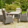 SIENA GARDEN Silva/Amira Dining Set, Anthrazit/grau, Alu/Gardino®-Geflecht/Keramik, 183 X 100cm, Inkl. 6 Diningsessel, Verstellbar -Kettler Verkaufs-Shop 23832 1.jpg