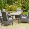 SIENA GARDEN Silva/Solea Dining Set, Anthrazit/blau/grau, Alu/Gardino®-Geflecht/Keramik, 183 X 90cm, Inkl. 6 Diningsessel, Stufenlos Verstellbar -Kettler Verkaufs-Shop 23839 1.jpg