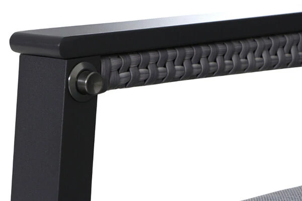 SIENA GARDEN Silva/Solea Dining Set, Anthrazit/blau/grau, Alu/Gardino®-Geflecht/Keramik, 182 X 100cm, Inkl. 4 Diningsessel, Stufenlos Verstellbar 12 SIENA GARDEN Silva/Solea Dining Set, Anthrazit/blau/grau, Alu/Gardino®-Geflecht/Keramik, 182 X 100cm, Inkl. 4 Diningsessel, Stufenlos Verstellbar – Bild 10