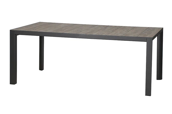 SIENA GARDEN Silva/Solea Dining Set, Anthrazit/blau/grau, Alu/Gardino®-Geflecht/Keramik, 182 X 100cm, Inkl. 4 Diningsessel, Stufenlos Verstellbar 5 SIENA GARDEN Silva/Solea Dining Set, Anthrazit/blau/grau, Alu/Gardino®-Geflecht/Keramik, 182 X 100cm, Inkl. 4 Diningsessel, Stufenlos Verstellbar – Bild 3