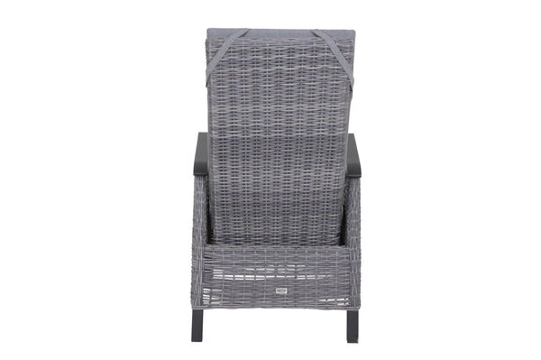 SIENA GARDEN Silva/Solea Dining Set, Anthrazit/blau/grau, Alu/Gardino®-Geflecht/Keramik, 182 X 100cm, Inkl. 4 Diningsessel, Stufenlos Verstellbar 9 SIENA GARDEN Silva/Solea Dining Set, Anthrazit/blau/grau, Alu/Gardino®-Geflecht/Keramik, 182 X 100cm, Inkl. 4 Diningsessel, Stufenlos Verstellbar – Bild 7