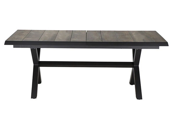 SIENA GARDEN Sincro/Valencia Dining Set, Anthrazit/grau, Alu/Textilgewebe/Keramik, 200-260x103cm, Inkl. 6 Diningsessel, Stufenlos Verstellbar 15 SIENA GARDEN Sincro/Valencia Dining Set, Anthrazit/grau, Alu/Textilgewebe/Keramik, 200-260x103cm, Inkl. 6 Diningsessel, Stufenlos Verstellbar – Bild 13