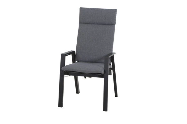 SIENA GARDEN Sincro/Valencia Dining Set, Anthrazit/grau, Alu/Textilgewebe/Keramik, 200-260x103cm, Inkl. 6 Diningsessel, Stufenlos Verstellbar 4 SIENA GARDEN Sincro/Valencia Dining Set, Anthrazit/grau, Alu/Textilgewebe/Keramik, 200-260x103cm, Inkl. 6 Diningsessel, Stufenlos Verstellbar – Bild 2