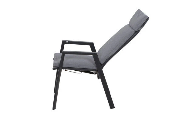 SIENA GARDEN Sincro/Valencia Dining Set, Anthrazit/grau, Alu/Textilgewebe/Keramik, 200-260x103cm, Inkl. 6 Diningsessel, Stufenlos Verstellbar 10 SIENA GARDEN Sincro/Valencia Dining Set, Anthrazit/grau, Alu/Textilgewebe/Keramik, 200-260x103cm, Inkl. 6 Diningsessel, Stufenlos Verstellbar – Bild 8