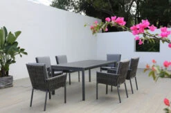 OUTFLEXX Esstischgarnitur, Anthrazit, Aluminium, Ausziehtisch 180/270x100 Cm, 6 Sessel -Kettler Verkaufs-Shop 23899 2.JPG