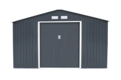 OUTTECH Gerätehaus, Anthrazit, Stahl, 340 X 382 X 210 Cm, Schiebetüren, Inkl. Lüftungsgitter -Kettler Verkaufs-Shop 24394 3.jpg