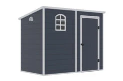 OUTTECH Gerätehaus, Anthrazit, Polypropylen, 247 X 143 X 194 Cm, Inkl. Fenster Und Lüftungsgitter -Kettler Verkaufs-Shop 24402 4.jpg