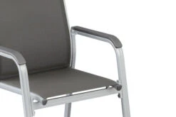 KETTLER Cubic/Basic Plus Esstischgarnitur, Silber/anthrazit, Alu/Textilene, Tisch 160x90 Cm, 6 Stapelsessel 10 KETTLER Cubic/Basic Plus Esstischgarnitur, Silber/anthrazit, Alu/Textilene, Tisch 160x90 Cm, 6 Stapelsessel -Kettler Verkaufs-Shop 28697 04.jpg