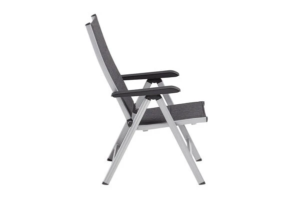 KETTLER Cubic/ Basic Plus Padded Esstischgarnitur, Silber/anthrazit, Alu/Textilene, Tisch 160x90 Cm, 6 Multipo 6 KETTLER Cubic/ Basic Plus Padded Esstischgarnitur, Silber/anthrazit, Alu/Textilene, Tisch 160x90 Cm, 6 Multipo – Bild 4