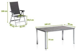 KETTLER Cubic/ Basic Plus Padded Esstischgarnitur, Silber/anthrazit, Alu/Textilene, Tisch 160x90 Cm, 6 Multipo 18 KETTLER Cubic/ Basic Plus Padded Esstischgarnitur, Silber/anthrazit, Alu/Textilene, Tisch 160x90 Cm, 6 Multipo -Kettler Verkaufs-Shop 28700 anthrazit 05.jpg