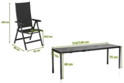 KETTLER Cubic/Basic Plus Padded Esstischgarnitur, Anthrazit, Alu/HPL/Textilene, 140/210x70 Cm, 8 Multipos -Kettler Verkaufs-Shop 28839 05.jpg