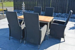 OUTFLEXX Malaga Sitzgruppe, Natur/anthrazit/sooty, FSC-Teak/Edelstahl/Alu/Sunbrella, 150/200x90cm, 6 Sessel, Plattenstärke 20mm, Verstellbare Rückenlehne -Kettler Verkaufs-Shop 28870 12.JPG