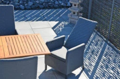 OUTFLEXX Malaga Sitzgruppe, Natur/anthrazit/flanelle, FSC-Teak/Edelstahl/Alu/Sunbrella, 150/200x90cm, 6 Sessel, Plattenstärke 20mm, Verstellbare Rückenlehne -Kettler Verkaufs-Shop 28872 13.JPG