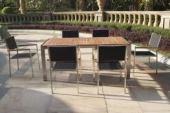 OUTFLEXX Sitzgruppe, Schwarz, Edelstahl/Teak, Esstisch 180 X 90 Cm, 6 Stapelstühle Gepolstert -Kettler Verkaufs-Shop 2 14190.jpg