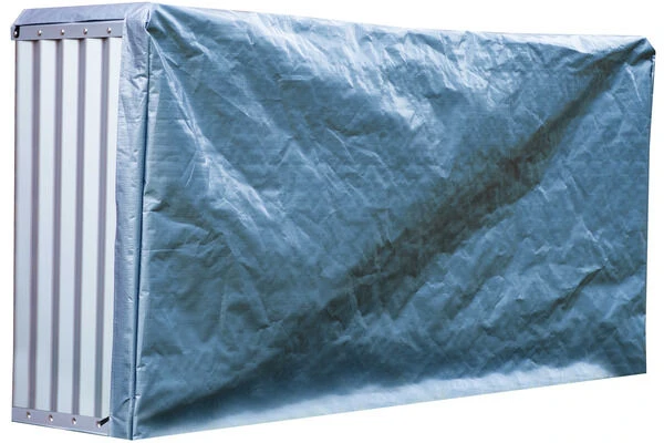OUTFLEXX Wetterschutzvorhang Für 14886, 14813, Silber-grau, 210x44x105 Cm 3 OUTFLEXX Wetterschutzvorhang Für 14886, 14813, Silber-grau, 210x44x105 Cm – Bild 2