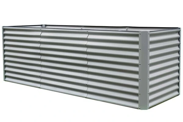 OUTFLEXX Set Hochbeet Mit Erweiterungsmodul, Silber, Zincalume, 180+80cm 8 OUTFLEXX Set Hochbeet Mit Erweiterungsmodul, Silber, Zincalume, 180+80cm – Bild 6