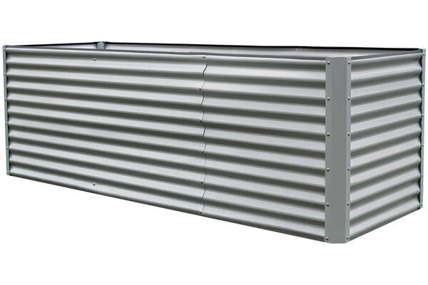 OUTFLEXX Set Hochbeet Mit Erweiterungsmodul, Silber, Zincalume, 120+80cm 4 OUTFLEXX Set Hochbeet Mit Erweiterungsmodul, Silber, Zincalume, 120+80cm – Bild 2