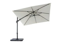 OUTFLEXX Ampelschirm, Creme, Pulverbesch. Aluminium, 300x300 Cm, Inkl. Plattenständer, Twist-Funktion -Kettler Verkaufs-Shop 2 16108.jpg