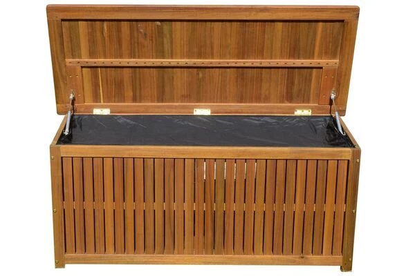 Ploß Kissenbox, FSC-Akazienholz, 133 X 55 X 58 Cm, Inkl. Innentasche 4 Ploß Kissenbox, FSC-Akazienholz, 133 X 55 X 58 Cm, Inkl. Innentasche – Bild 2